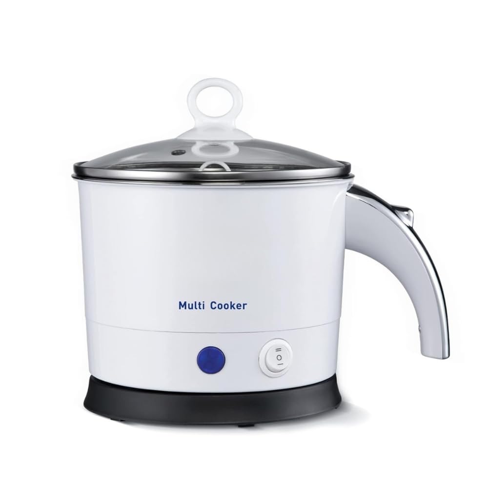 Drumstone (𝟏𝟓 𝐘𝐞𝐚𝐫𝐬 𝐖𝐚𝐫𝐫𝐚𝐧𝐭𝐲) 800W 1.2L Kettle Multicooker & Steamer – Boil Water, Make Tea, Eggs, Instant Noodles, Steam Idlis & Momos | Inner Stainless Steel No Welds-image-38