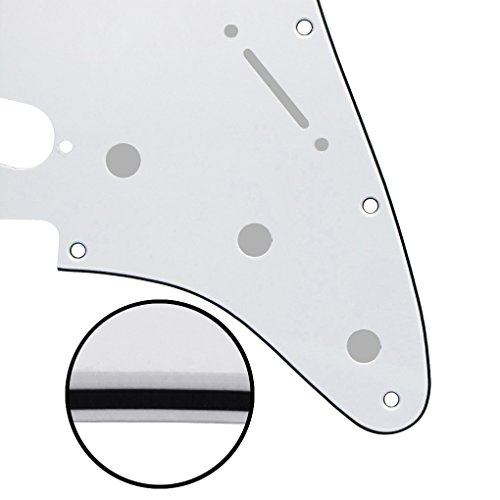 IKN 11 trous Style SSS Strat Guitare Pickguard Scratchplate pour Fender USA/Mexican Made Standard Stratocaster Style… - Les Beatles, Paul McCartney, John Lennon, RIngo Starr, George Harrison IKN 11 trous Style SSS Strat Guitare Pickguard Scratchplate pour Fender USA/Mexican Made Standard Stratocaster Style… – Image 3