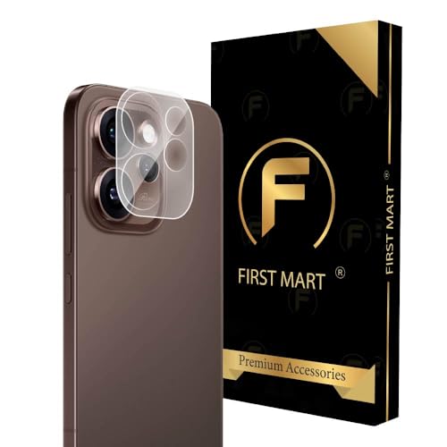 Image of FIRST MART Camera Lens Protector for Oppo Reno 15 Pro | 9H Tempered Glass, HD Clear, Scratch Resistant, Anti-Fingerprint, Case-Friendly | Crystal Clear, Pack of 1