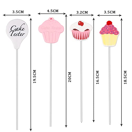 4 Pcs Cake Tester, Stainless Steel Cake Testing Needles Reusable Cake Probe Cake Skewer Needles For Kitchen Home Baking Tools Christmas Gifts #TOP2