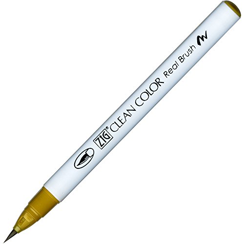 Pinceau de calligraphie Zig Clean Color Real Brush 063 Ochre