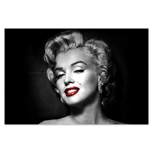 Mantiburi H585 Sticker mural décoratif Motif taupe de Marilyn Monroe 60 x 40 cm
