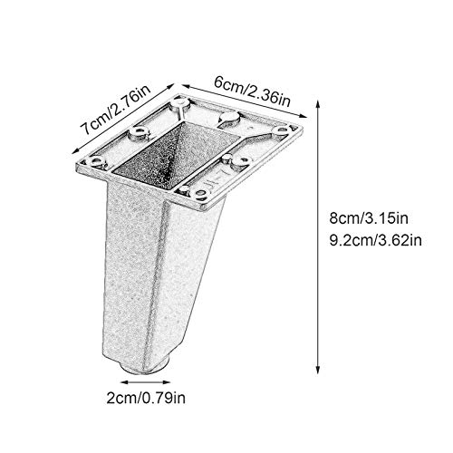 Patas para muebles impermeables que eliminan el ruido y protegen el suelo 3