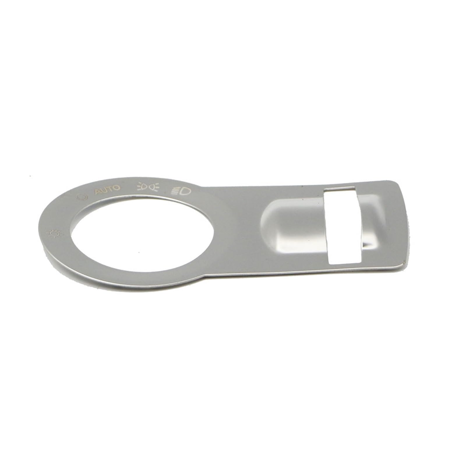 for Chevrolet for Malibu for Cruze for Trax for Mokka for Astra J for Insignia Stainless Steel Car Headlight Switch Cover Sticker Trim Car Trim Interior(Single Hole)