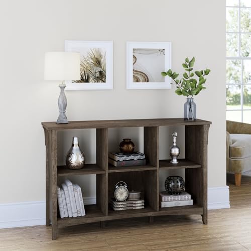 Bush Furniture Salinas 6 Cube Organizer in Ash Brown, Office Storage Solution, Home Organizer with Open Shelving, Compact Unit for Books and Supplies - Image 3