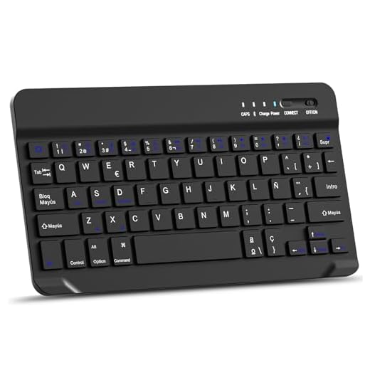 Mini teclado Bluetooth silencioso para iPad