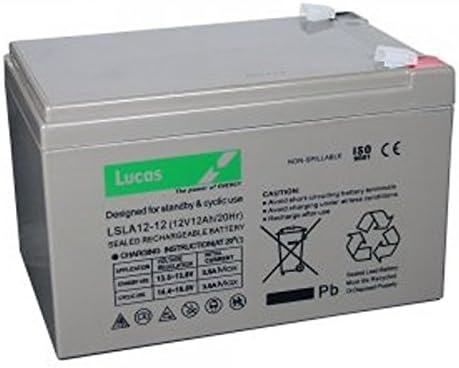 Mobility Lucas 12V 12amp AGM Battery Spade End Terminal