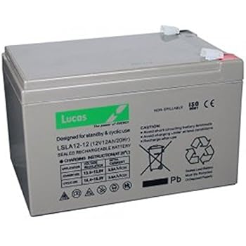 Mobility Lucas 12V 12amp AGM Battery Spade End Terminal