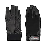 おたふく手袋 合皮手袋 PU-WAVE [合成皮革 甲部:ポリエステル] K-18 ブラック M