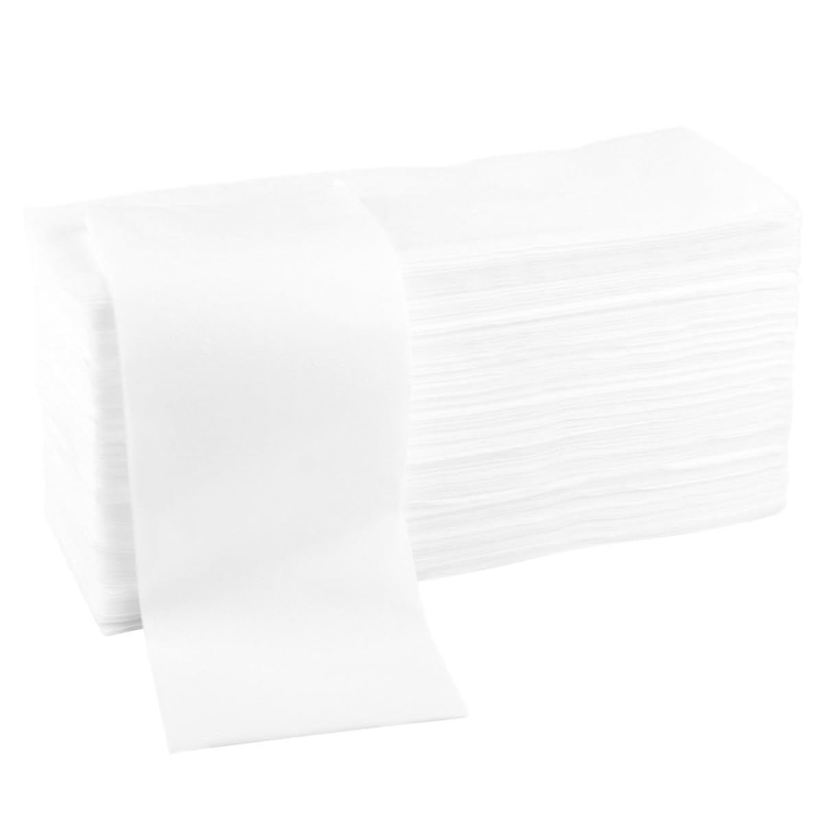 MAGICLULU Asciugamano per Spa Non Tessuto Bianco, Riutilizzabile ed Ecologico, Telo per Piedi da Bagno per Pulizie Domestiche e Saloni, Confezione da 100 Pezzi