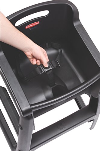 Rubbermaid Commercial Products Sturdy High-Chair For Child/Baby/Toddler, Pre-Assembled, Black (Fg780608Bla) #TOP4