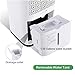 Waykar 5000 Sq. Ft Home Dehumidifier with Drain Hose for Basements, Large & Medium Sized Rooms, and Bathrooms with Intelligent Touch Control and 4 Air Outlets, 24 Hr Timer, and 1.19 Gallon Water Tank