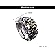 KONFEN Ring Verstellbar Silber Herren, Fidget Ring Kreuze Ringe Offen Verstellbare Men, Zeigefinger Ringe Fußringe Zweifingerring Vintage Retro Modeschmuck für Männer Herr Man Frauen Unisex