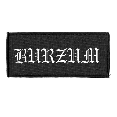 Burzum Band Logo Weiß Sew on Patch One Size