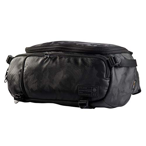 HEX Ranger DSLR Sling, Black, with Adjustable Carry Straps, Collapsible Interior Dividers & More, Blackout Camo