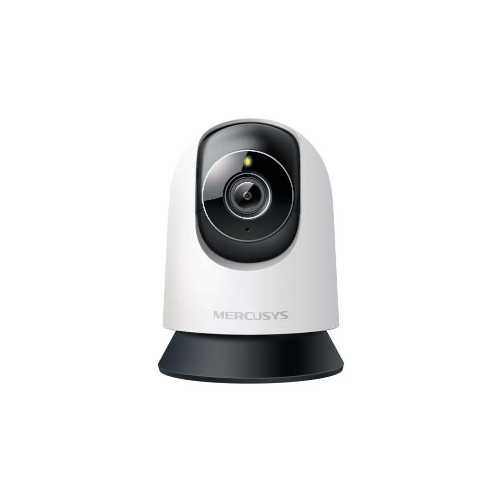 Mercusys MC230 | 3K 5MP Ultra HD Akıllı Wi-Fi Güvenlik Kamerası | 360° | 13.5x Zoom | Yapay Zeka Kişi ve Evcil Hayvan Algılama | Bebek Ağlama Sesi Duyarlı | Gece Görüşlü | Bulut/SD Kart Depolama