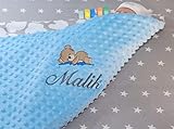 Innenstoff: - 100% Baumwolle, Außenstoff- Plüsch (100% Polyester) ; Füllung: antiallergische Silikon-Polyesterfüllung (100% Polyester)