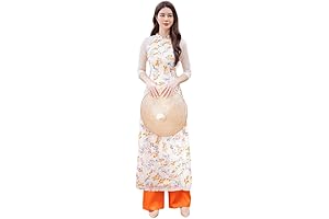 F9 Ao Dai flowers Ao dai Vietnam Vietnamese Traditional Ao Dai For Women