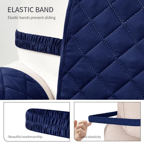 Fandyacke Capa reversível para sofá capa de sofá protetor de móveis para cães (namoradeira, azul mar