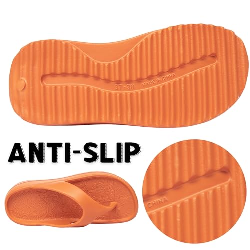 Women's Flip Flops EVA Walking Sandals for Women with Arch Support Summer Comfortable Slip On Flip Flops Slippers for Womans3