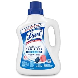 Lysol Laundry Sanitizer Liquid, Detergent Additive, Crisp Linen, 90oz