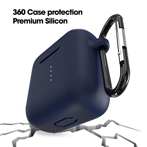 Image of Sounce Earphone Case Cover Compatible with Boat Airdopes 141, Soft Silicone Skin Case Cover Shock-Ab