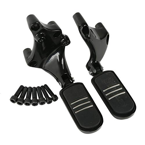 TCMT Repose-pieds avec supports pour Harley Sportster XL 883 1200 Iron 2014-2022 (style A noir) Cover