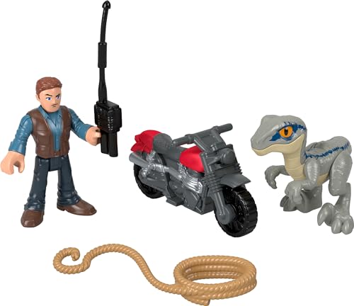 Imaginext Owen & Blue Motorcycle Set