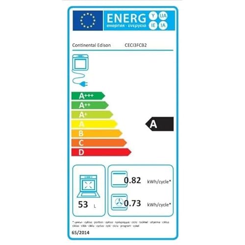 Cuisinière à induction CONTINENTAL EDISON CECI3FCB2 4 feux 50 x 85 x 60 cm - vue 6