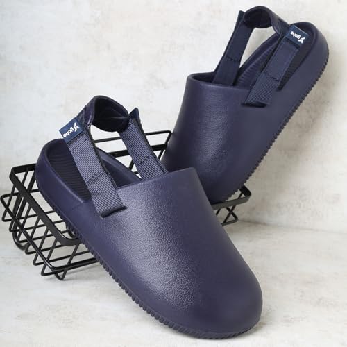 Image of YOHO Glide Clog Sandals for Men | Mule Shape Clogs with Adjustable Straps | Lightweight & Waterproof Cushioned Footwear for Everyday Use
