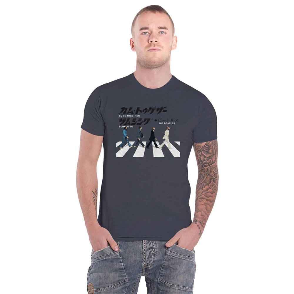 Amazon.com: The Beatles T Shirt Abbey Road Japanese Logo