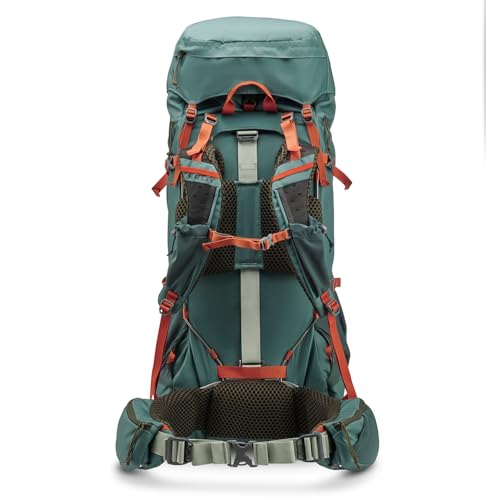 Image of Kelty Glendale 65L to 105L Internal Frame Backpack - Multi-day Backpacking Thru Hiking Pack, Adjustable Suspension, Customized Fit (Duck Green, 85L)