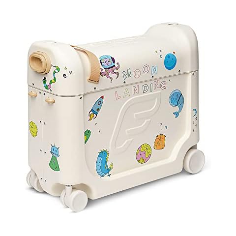 JetKids by Stokke BedBox, Full Moon - Aufsitzkoffer & Flugsitzbett - Damit Dein Kind im Flugzeug entspannt sitzen und schlafen kann - Bei vielen Fluglinien zugelassen - Für Kinder von 3-7 Jahren Cover