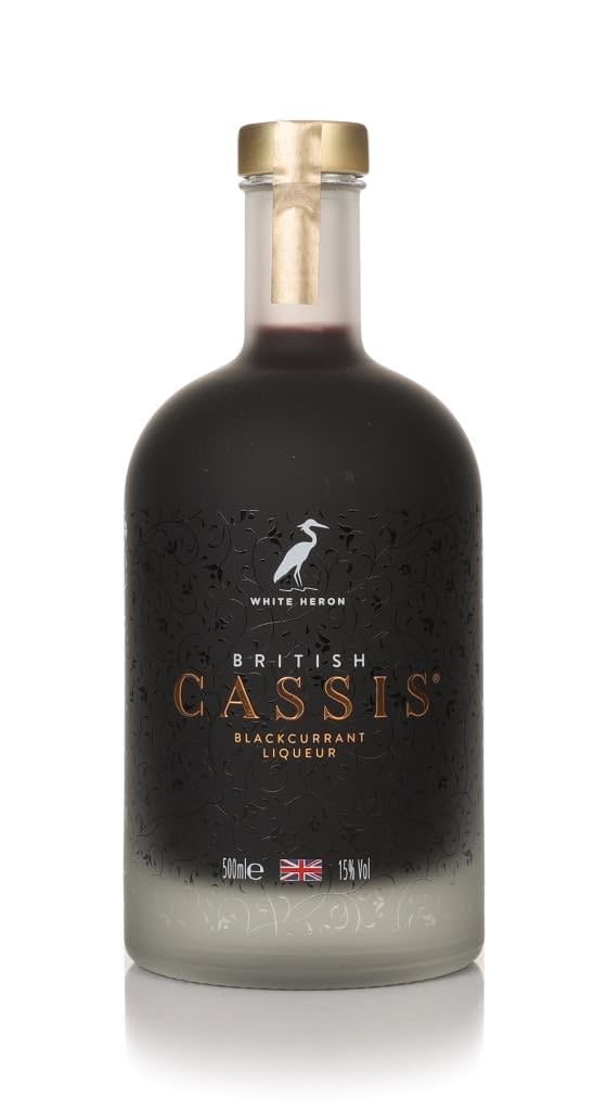 White Heron British Cassis 50cl (ABV 15% alcohol)- Premium Blackcurrant liqueur | Made from Blackcurrants grown in Herefordshire | All natural ingredients