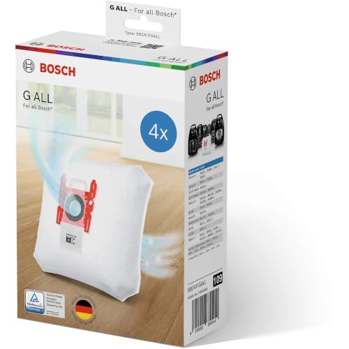 Bosch - Bolsas PowerProtect, Bolsas para aspirador Bosch tipo G All, BBZ41FGALL