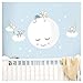Little Deco DL437-7 - Adhesivo decorativo para pared, diseño de luna y nubes y ratones