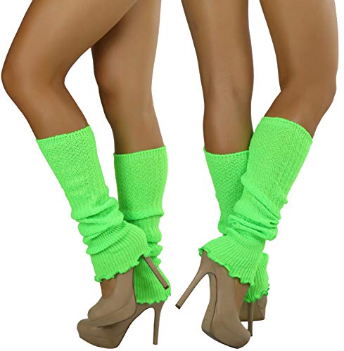 Image of ToBeInStyle Women's Ribbed Acrylic Footless Leg Warmers