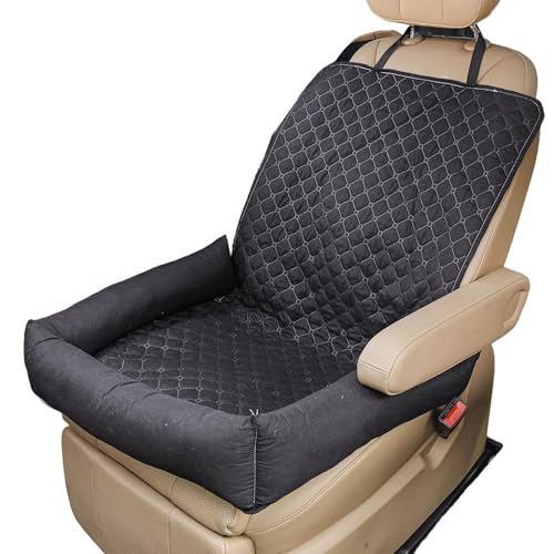 Asiento para carrito de perro - Reforzadores para perros | Mascotas para mascotas | Asiento elevado para mascotas | Asientos para mascotas impermeables para vehículos | Alfombrilla portátil para
