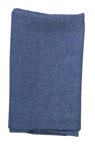 Cotton Linen Unstitched Fabric for Men & Women,Blueish Grey Mix,1.70 Meter | Width 56 inch, Shirt, Kurta, Top, Tunic, Less Wrinkles, All Weather Soft Fabric, Light Weight-image-14