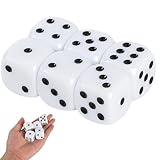 【便利な大きめサイズ】大きめのサイズで面の数が見やすく、また誤飲などの事故を防ぐこともできるのでお子様にも使いやすいデザインとなっています。ゲームやすごろく、抽選会など様々なシーンで役に立ちます！ 【角丸デザイン】サイコロは滑らかな角丸になっており、ちょっとした怪我も防ぐ事ができます。角丸加工により転がしやすく、公平性も高まります！ 【豊富なバリエーション】ホワイト・ブラック・レッドの3カラーの中からお好きなものをお選びいただけます。シンプルなデザインなのであらゆるシーンに使いやすく、年齢層も問...