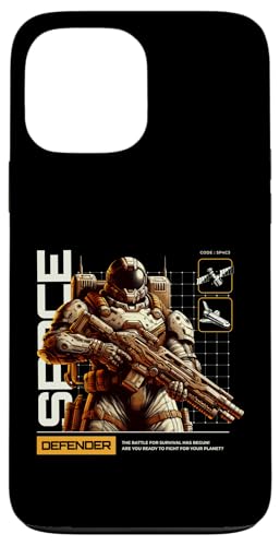 Coque iPhone 13 Pro Max Sci Fi Space Defender anti-rayures