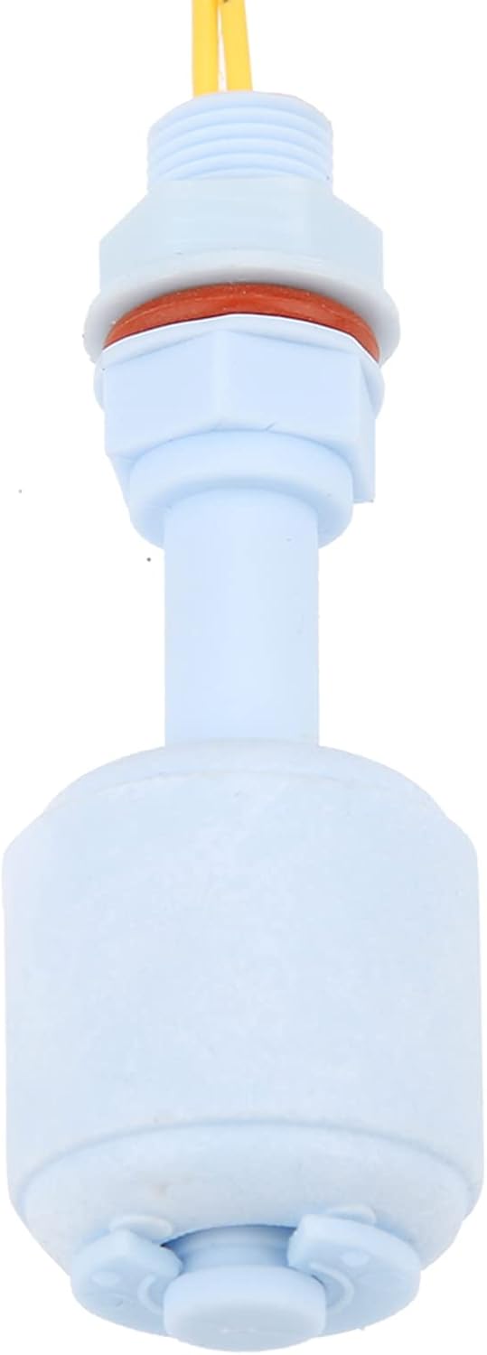 Vertical Float Switch and Mini Float Switch, 110V Water Level Sensor Liquid Controller for Aquarium Pump, Normally Closed Tank Control for Water Supply and Drainage Use