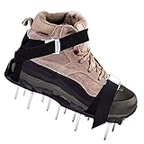 【Leicht einzurichten】Die GEERTOP-Belüftungsschuhe werden mit einem KOSTENLOSEN kleinen Schraubenschlüssel geliefert, um die Installation zu vereinfachen. Sie können ihn zum Festziehen der Muttern verwenden, mit denen die Spikes an den Schuhen befestigt sind. Sobald die Spikes angebracht sind, können Sie die Gurte an den besten Stellen anbringen, damit sie zu Ihren Schuhen passen.