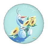 スペアタイヤカバー アナと雪の女王 アニメ タイヤカバー タイヤ保管カバー タイヤバッグ 防水 防日焼け 防紫外線 ~カー用品 16 inch