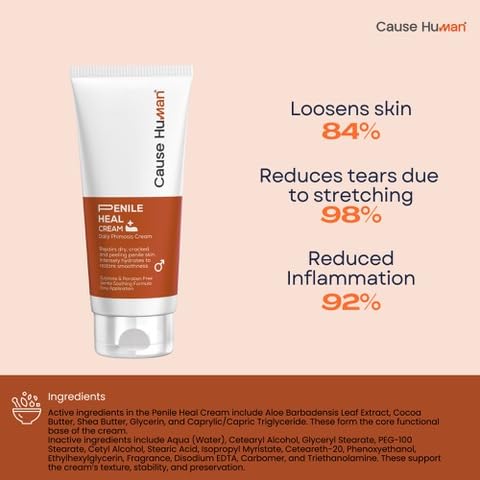 Penile Heal Cream - Foreskin Conditioning Cream - Advanced Rich Emolient for Tight Foreskin Phimosis Strecthing | Moisturizer, Redness & Scar Repair (2) - Image 4