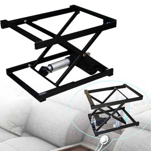Table basse réglable électrique pour ne plus souffrir du dos au salon