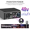 JCANOL MIC-1 Microphone Preamp Mic Gain Booster with 2 Input Max 75db Gain 48V Phantom Power Ultra-Clean Gain for Dynamic and Condenser Mic #4