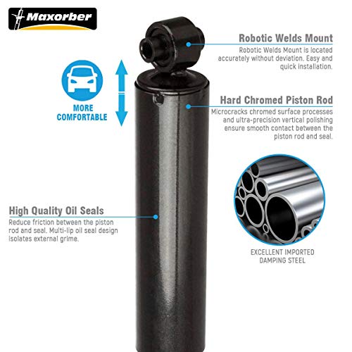 Maxorber Rear Set 2 Pieces Shocks Struts Absorber Compatible with Grand Cherokee 1999-2004 Shocks Absorber - Thumbnail 7