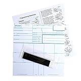 FD-258 Fingerprint Kit: 5 Cards, Ink, and Directions