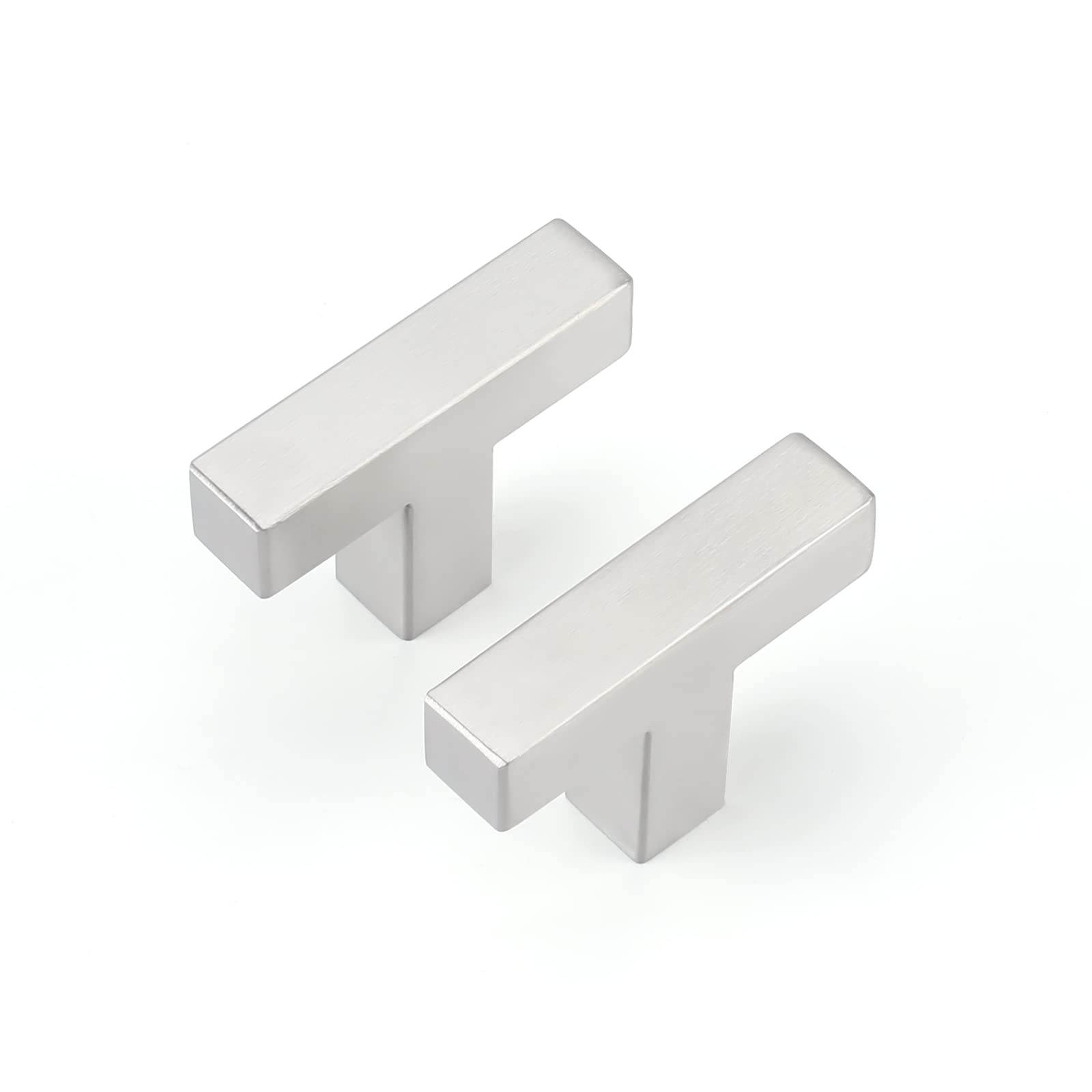 LONTAN 10 Pack Kitchen Cupboard Knobs Kitchen Door Knobs Stainless Steel Brushed Nickel Cabinet Pulls for Wardrobe Drawer Suitable for Bathroom, Bedroom, Living Room โ image 1